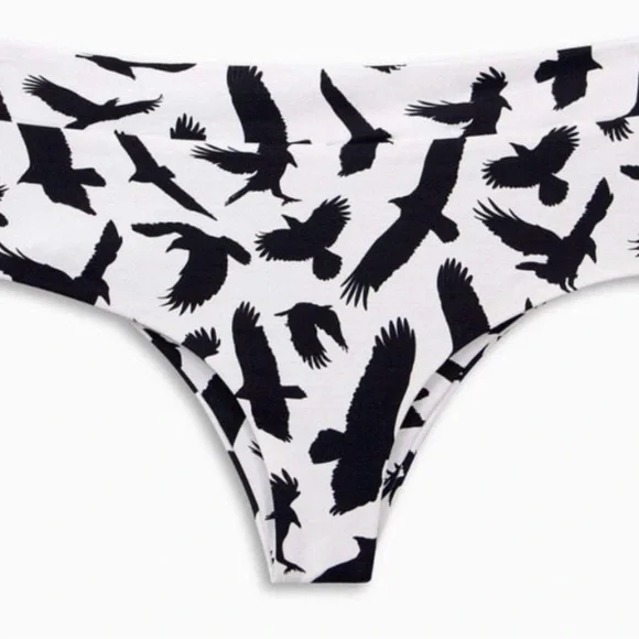 🖤 Boys + Arrows “Rae” Bottom – Black Bird Fly – XS – NWT - Picture 5 of 7